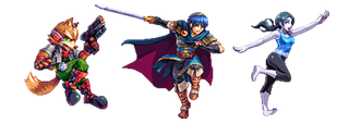 Illustration for article titled Estos dibujos nos hacen soñar con una versión de Smash Bros en pixel art
